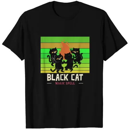 Black cats magic T-shirt