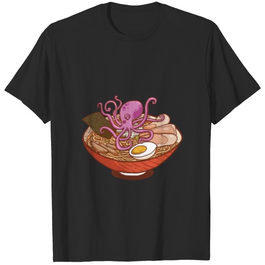 Discover Food Octopus Ramen T-shirt