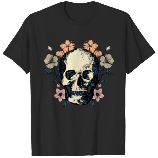 Discover Flowery Skull 3 T-shirt
