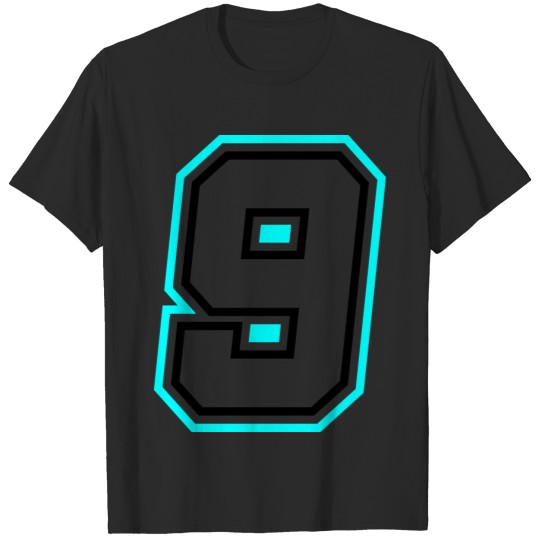 Discover 9 Number symbol T-shirt