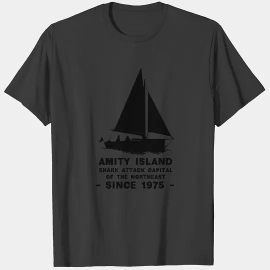 FUNNY Amity Island Horror Movie Cosplay T-shirt