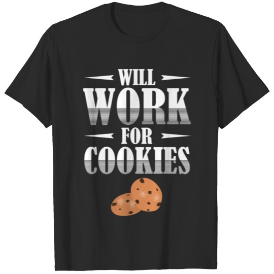 Discover Cookie Lover Dessert Food Pun baker T-shirt