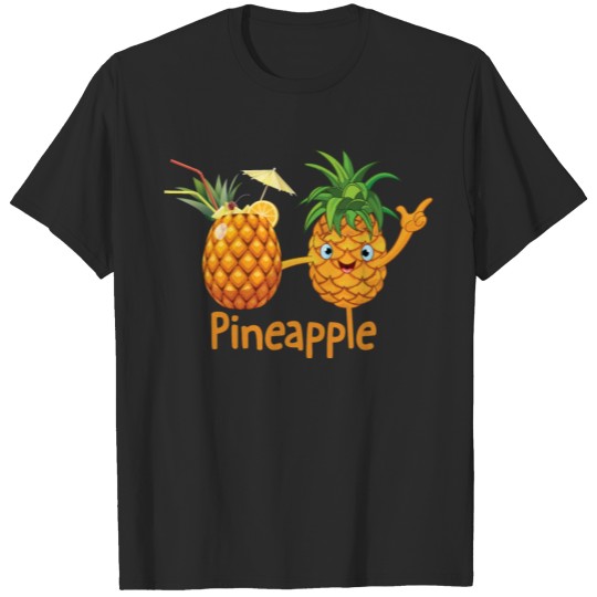 Discover Pineapples Funny Xmas Tree Summer Fun T-shirt