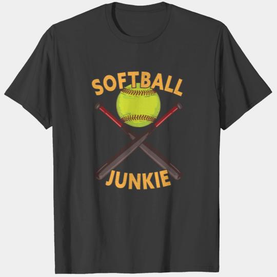 Softball Junkie - Softball Player Softball Coach T-shirt