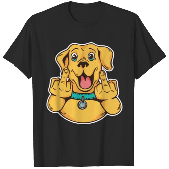 Discover Mittelfinger Labrador Retriever Gift T-shirt
