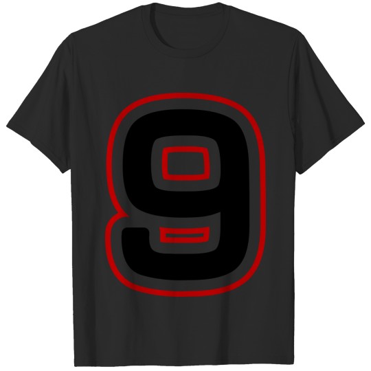 Discover 9 Number symbol T-shirt