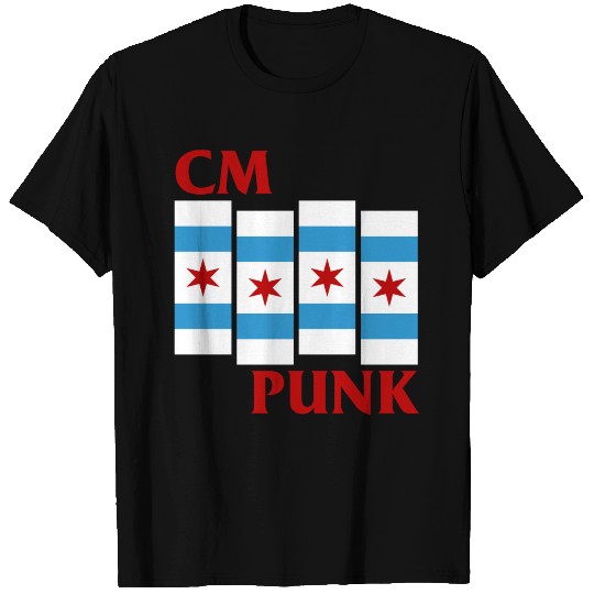 CM Punk Flag of Chicago T-shirt