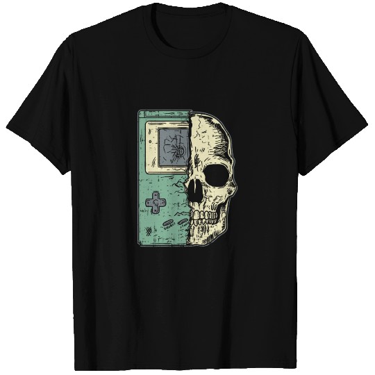 Gaming gameboy skull T-shirt