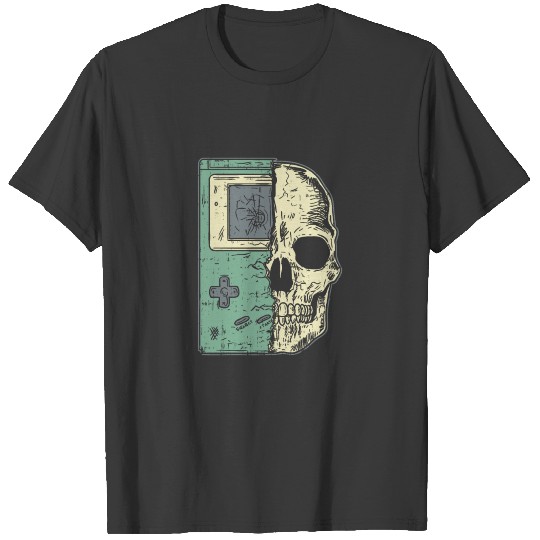 Gaming gameboy skull T-shirt
