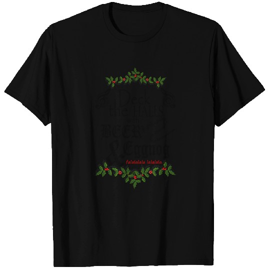 Beer and Eggnog Christmas #4 T-shirt