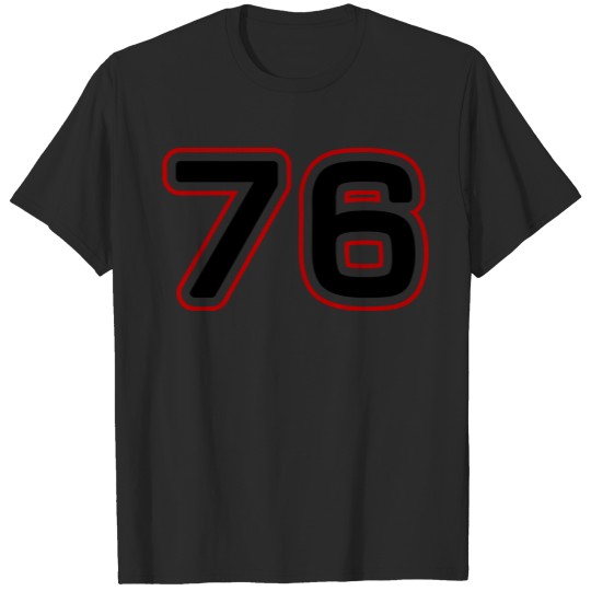 Discover 76 Number Symbol T-shirt