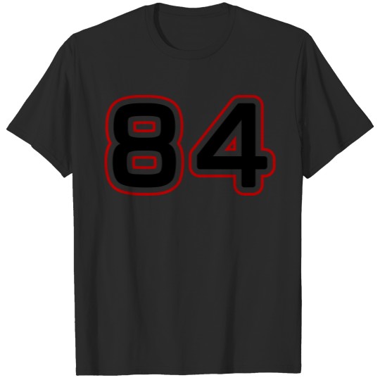 Discover 84 Number Symbol T-shirt
