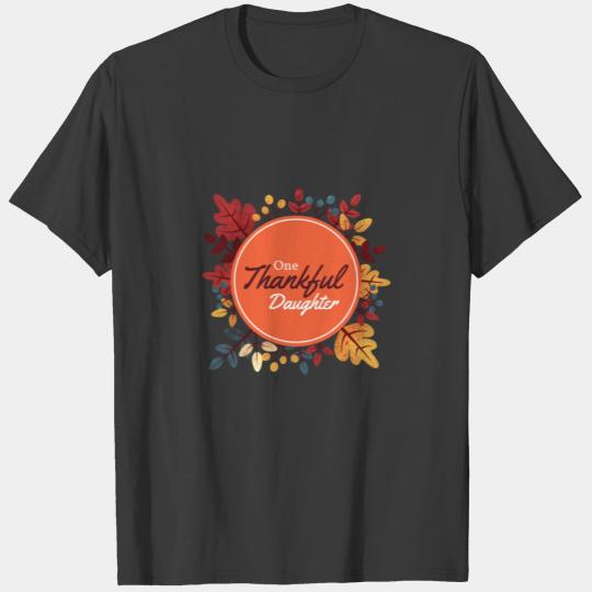Thanksgiving Mother Daughter Girls Fall Clothing T-shirt