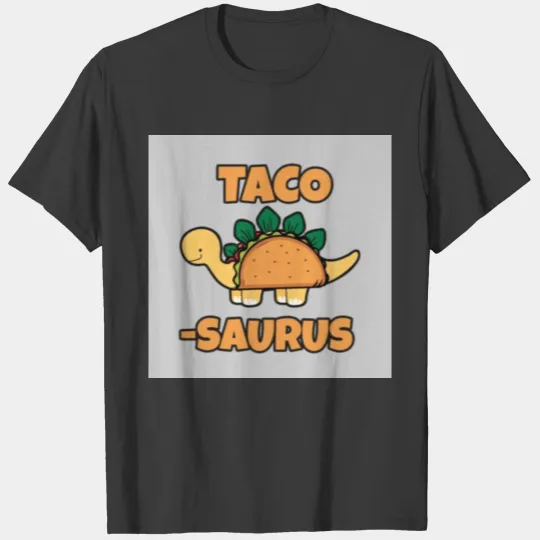 taco saurus unisex lightweight terry hoodie T-shirt