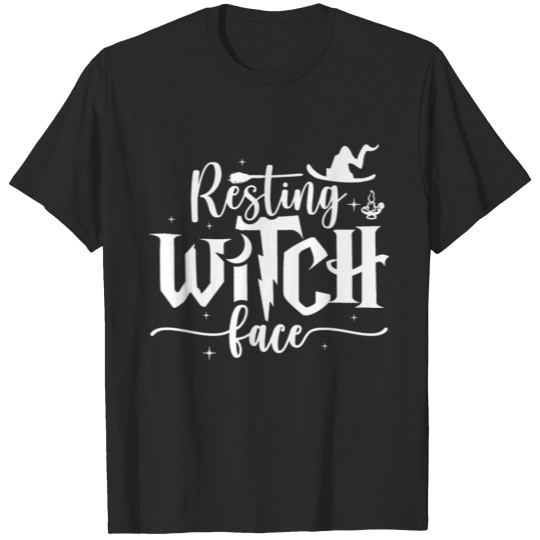 Discover Halloween For Women Resting Witch Face T-shirt