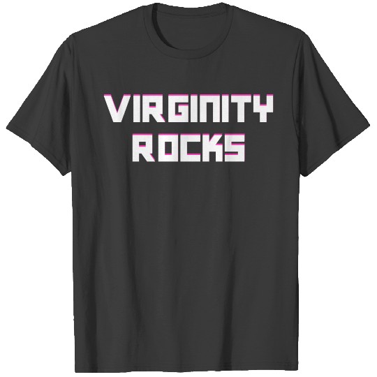 Virginity Rocks Modern T-shirt