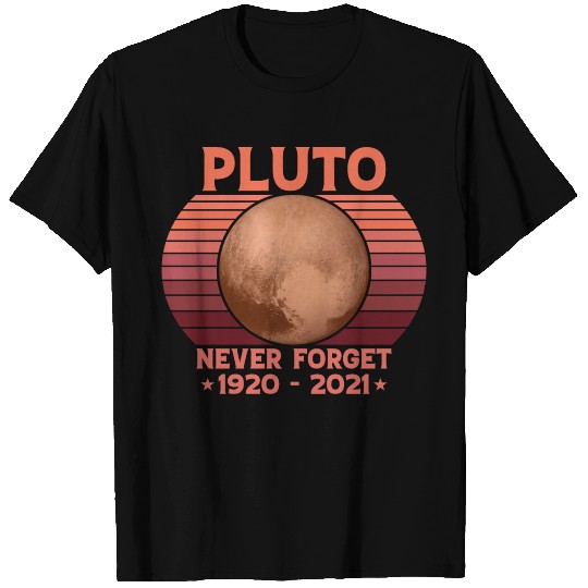 pluto never forget T-shirt