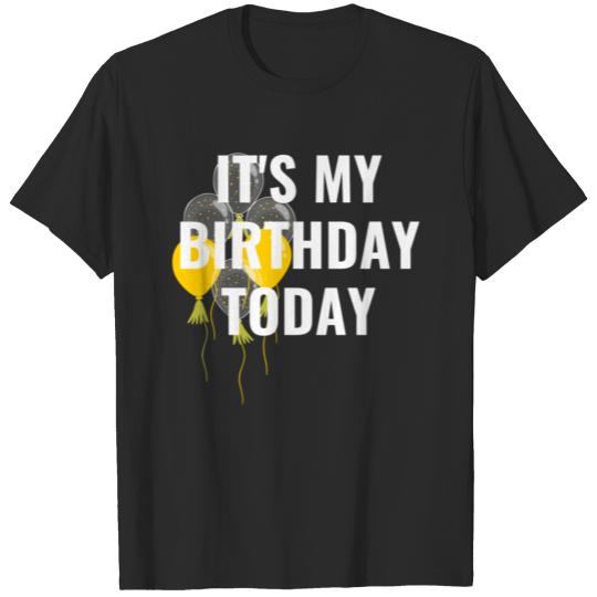 Yellow Balloon Birthday T-shirt