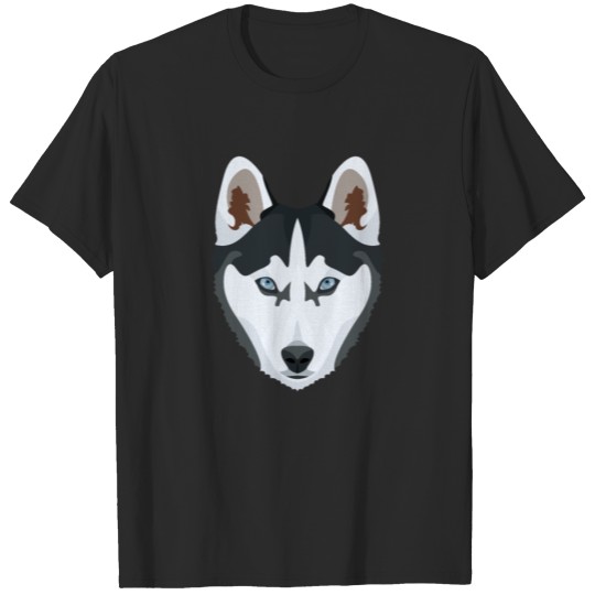 Discover Smiling Husky T-shirt