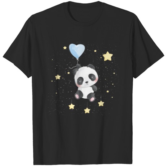 Discover Space Panda With Stars T-shirt