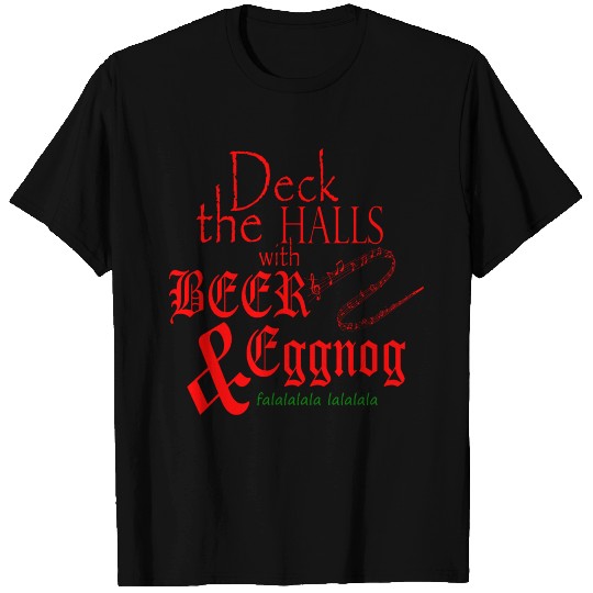 Beer and Eggnog Christmas #9 T-shirt