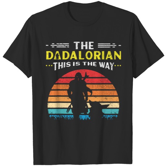 Discover The dadalorian this is the way Vintage Style Gift T-shirt