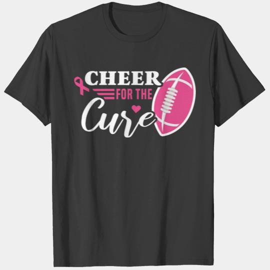 Cheer For A Cure Breast Cancer Pink Ribbon T-shirt