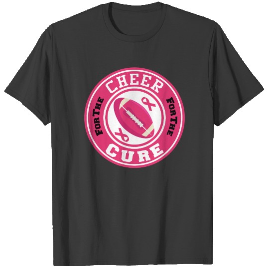 Cheer For A Cure Breast Cancer Shirt Pink Ribbon C T-shirt