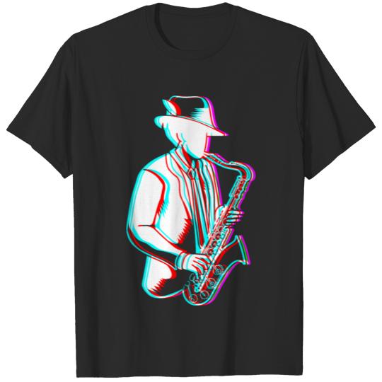 Discover Marching Band Sax Saxophone Player T-shirt