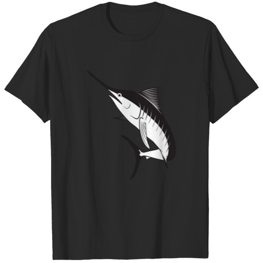 Discover marlin fish stroke T-shirt
