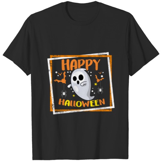 Discover Halloween Costume Shirt, Happy Halloween Ghost T-shirt