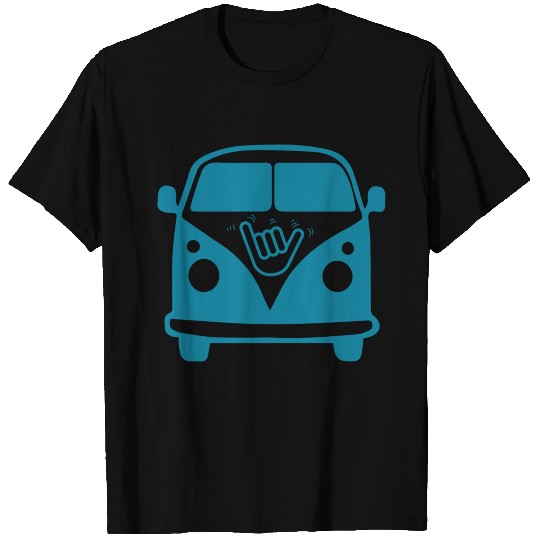 Vee Dub Combi Crew, Hanging Loose In A Cool Camper T-shirt