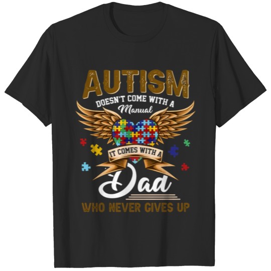 Discover Autism Dad T-shirt