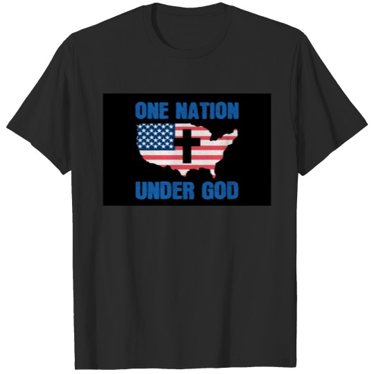 Discover Bible Psalm Patriotic Christian American Flag USA T-shirt