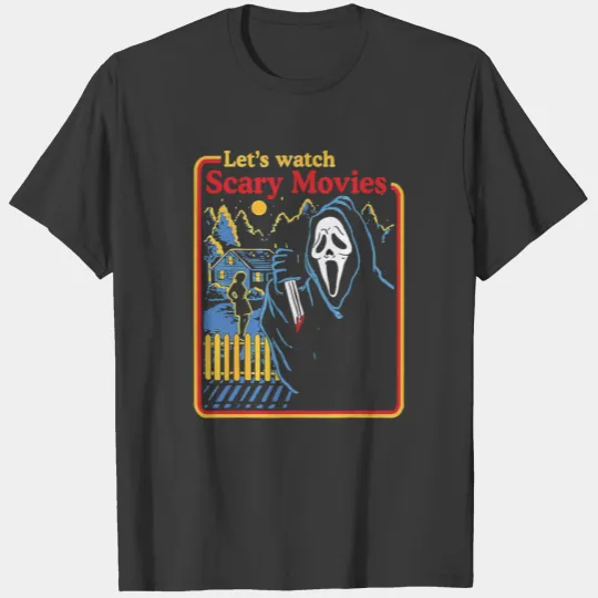 Screaming Ghostface Scream Watch Scary Halloween T-shirt