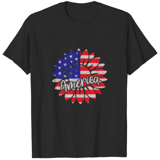 America, 50 Stars, We Trust In God, Classic Design T-shirt