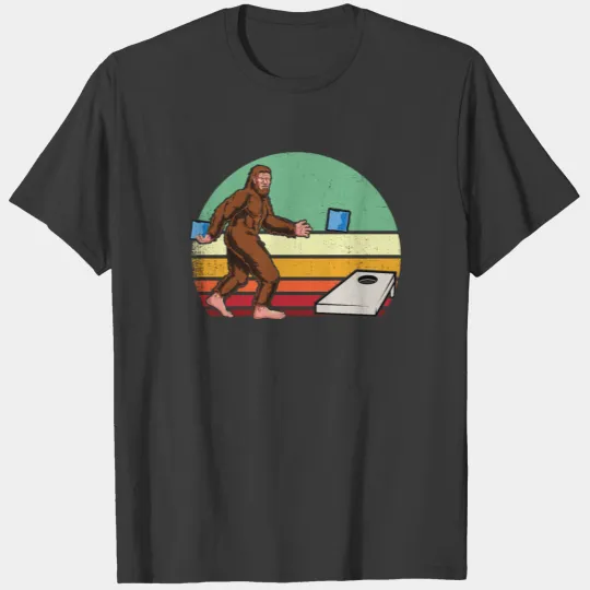 Cornhole Shirt, Bigfoot Shirt, Sasquatch Shirt, Co T-shirt