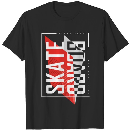 Discover SKATE BOARD DESIGN T-shirt
