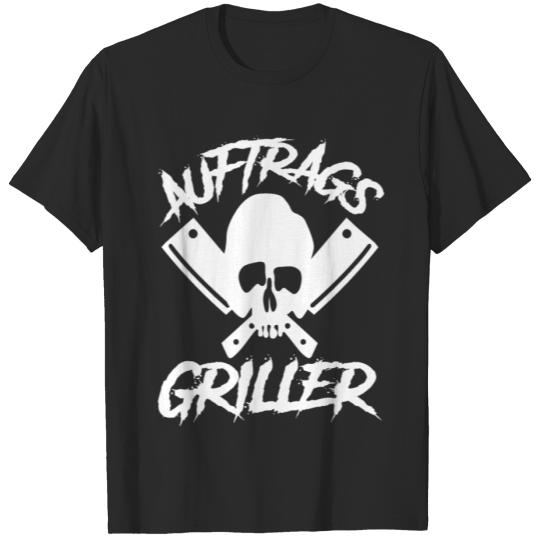 Discover Barbecue Order Griller Skull BBQ Gift T-shirt