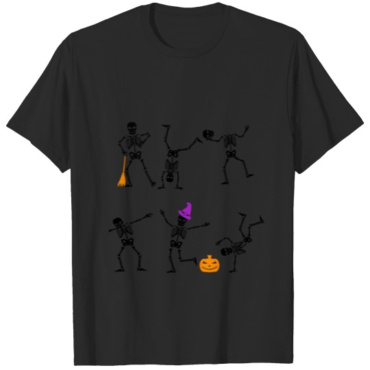 Discover Halloween Dancing Skeletons Doing Macabre Dance T-shirt