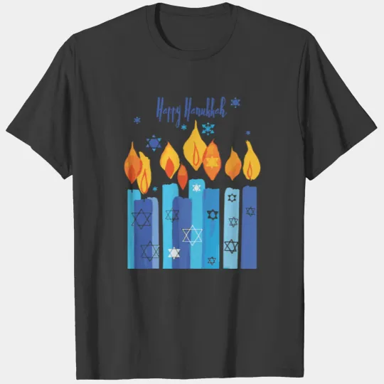 Happy Hanukkah Festival Of Light Star Of David T-shirt