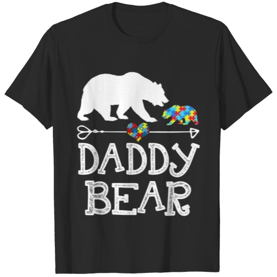 Discover Daddy Bear Autism T-shirt
