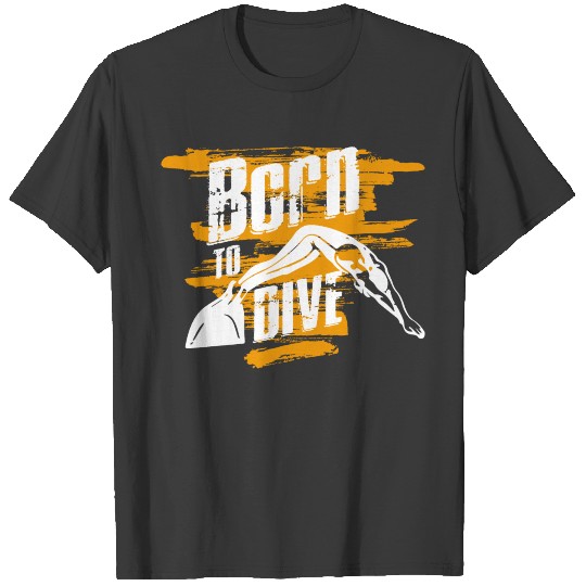 Born to Scuba Diving Gifts Freediving T-shirt