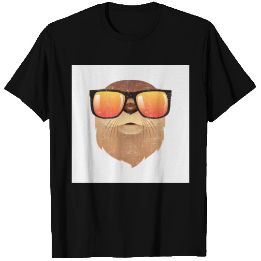 cool otter T-shirt