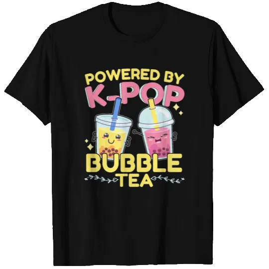 Powered By K-Pop Bubble Tea T-shirt