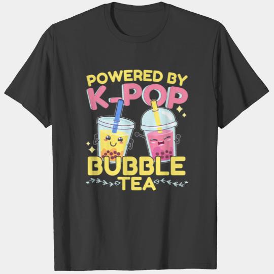 Powered By K-Pop Bubble Tea T-shirt
