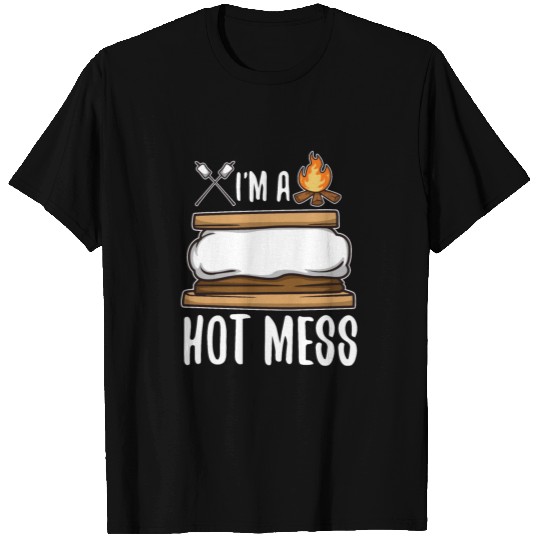 In a hot mess smores T-shirt