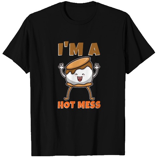 In a hot mess smores T-shirt