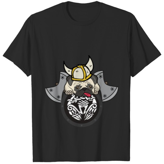 Discover Viking dog - pugking T-shirt
