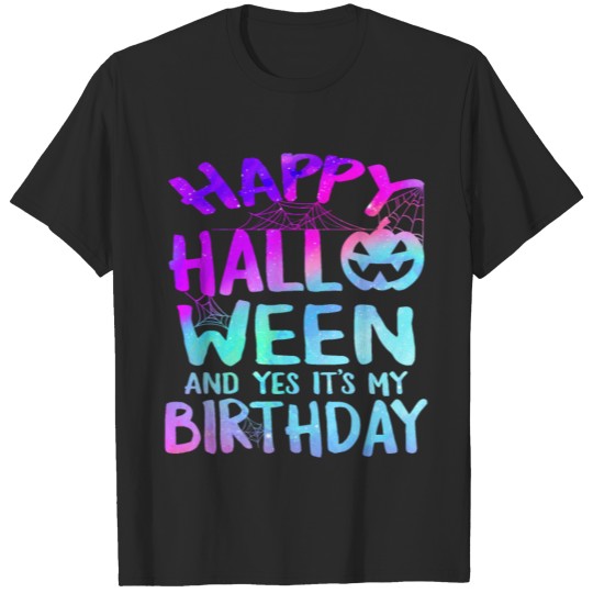Discover Halloween Birthday Gift Shirt, Halloween Birthday T-shirt